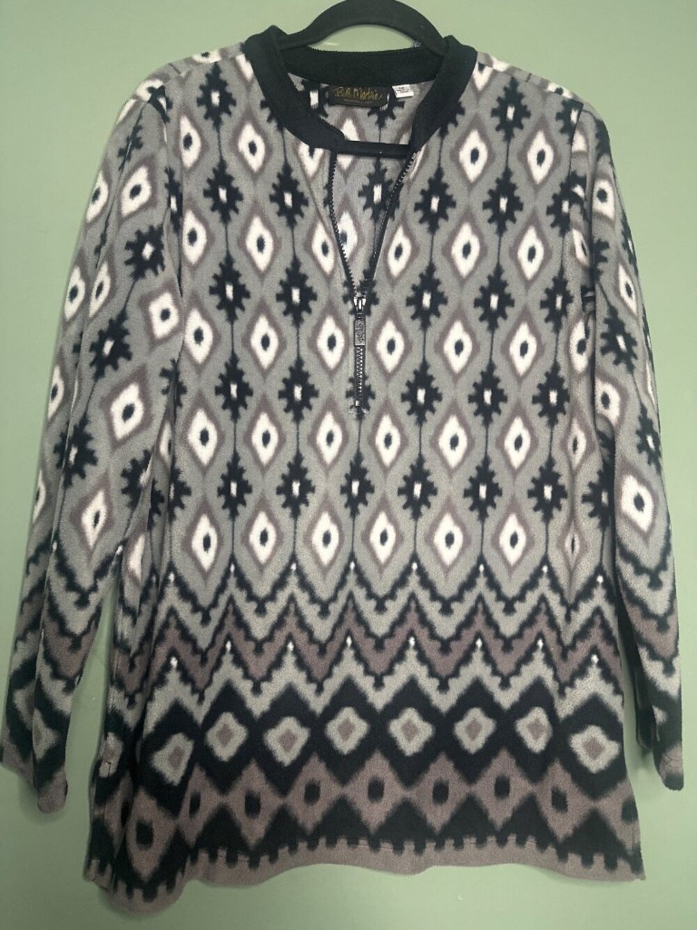 Bob Mackie Wearable Art Sweater Women’s M Bohemian Classic Aztec Western